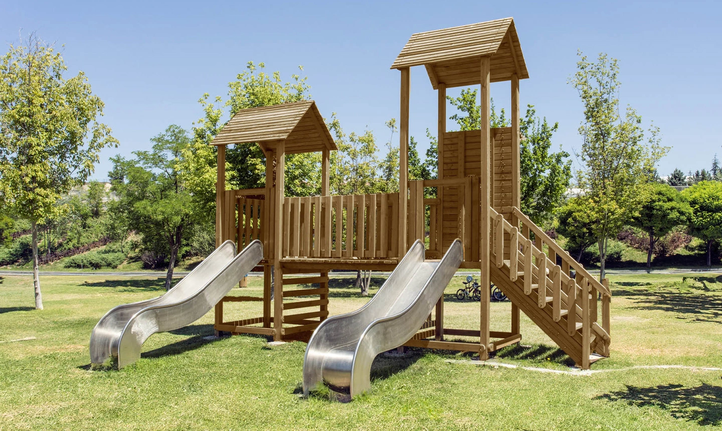 treated wood for play sets